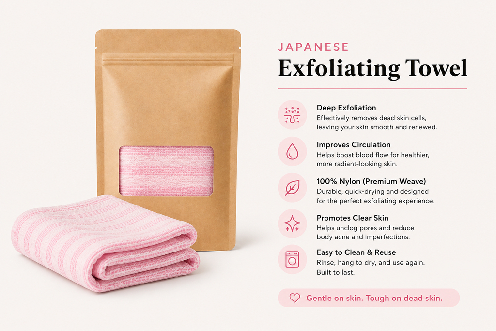 Pink Exfoli Towel